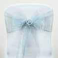 thumbnail image 7 of Efavormart 25pc x Wholesale Sheer Organza Chair Sashes Tie Bows  For Chairs -Catering Wedding Decoration - Serenity, 7 of 7