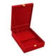 thumbnail image 4 of Caja de regalo para joyas de boda, caja de exhibición de joyas, organizador suave al tacto de terciopelo rojo 20cm x 26cm x 75cm, 4 of 9
