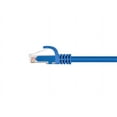 thumbnail image 2 of Monoprice FLEXboot Series - Patch cable - RJ-45 (M) to RJ-45 (M) - 3 ft - UTP - CAT 6 - molded, snagless, stranded - blue, 2 of 2
