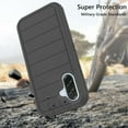 thumbnail image 5 of Asuwish Compatible with Samsung Galaxy A56 5G Phone Case Hybrid Rugged Shockproof Hard Protective Drop Proof Full Body Heavy Duty Mobile Cell Cover for A 56 56A LTE Women Men Black, 5 of 6