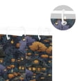 thumbnail image 5 of Yayeee Shower Curtain with Hooks 72"x72" Waterproof Fabric Bathroom Hanging Decor, Halloween Houses Pattern, 5 of 5