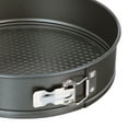 thumbnail image 5 of Mainstays, 6", 8", 10" Round Nonstick Carbon Steel Springform Cake Pans, Gray, Set of 3, 5 of 13