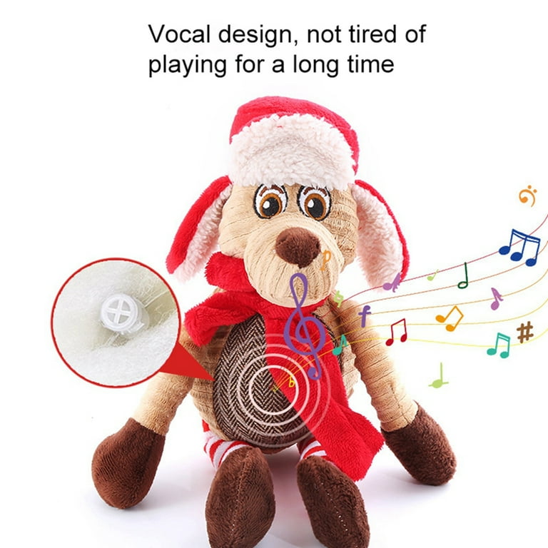 Dog Christmas Toy Squeaky Plush Dog Toys Dog Gifts for Christmas