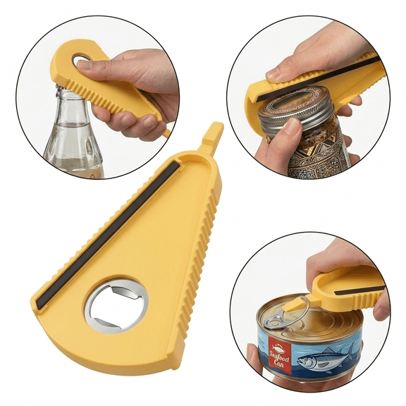 ROSEXIXI 6 Pack Bottle Opener,For Seniors Easy Tab Lifter And Drink Protector Multi-Functional Beer Cap Remover