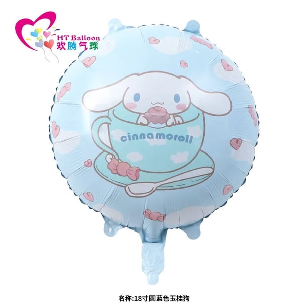 Globos Kawaii de Hello Kitty para decoración del hogar, 10 piezas, juguete de dibujos animados, transparente, para fiesta de cumpleaños