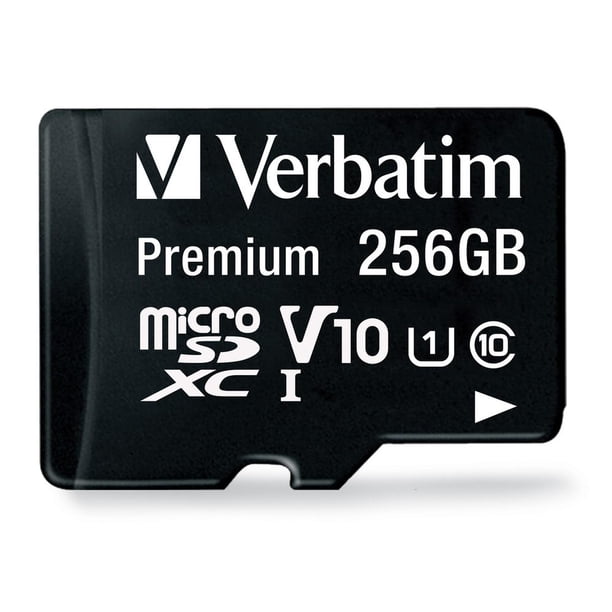 Tarjeta de Memoria 70364 Verbatim microSDXD PREMIUM 256 GB Negro