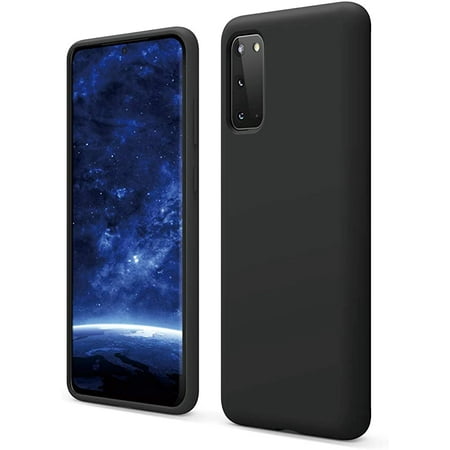 elago Galaxy S20 Silicone Case - Designed for Samsung Galaxy S20 Case (Black)