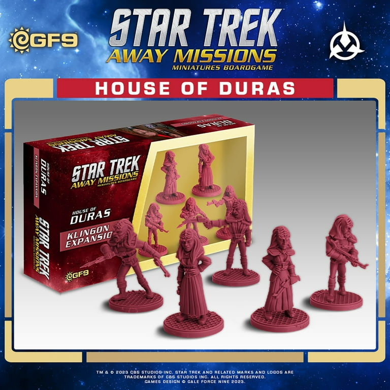 Star Trek Away Missions: Commander Sela Romulan Expansion - Miniatures Board Game, Sci-Fi & Space, Ages 14+, 2 Players, 60-90 Min Star Trek Away Missions: Commander Sela Romulan Expansion - Miniatures Board Game, Sci-Fi & Space, Ages 14+, 2 Players, 60-90 Min