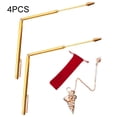 thumbnail image 1 of 99.9% Copper Detector Rod Metal Rod+Pendulum Pendant For Treasure Hunting Tools, 1 of 9