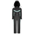 thumbnail image 3 of Fldy Kids Girls One Pieces Ski Suits Jumpsuits Winter Snow Sports Skiing Snowboarding Waterproof Snowsuits Black 14, 3 of 7