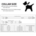 thumbnail image 3 of Collar para perros Mile High Life de algodón trenzado duradero con cuero, 3 of 7