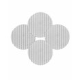 thumbnail image 7 of 13 Inch Round Placemats Set of 4, White Geometric Non Slip Heat Insulation PP Table Mats, Modern Minimalism Black Striped Lines Washable Place Mats for Kitchen Dining Party Table Decor, 7 of 7