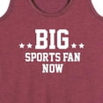 thumbnail image 3 of Instant Message - Girls & Sports - Big Sports Fan Now - Women's Racerback Tank Top, 3 of 6