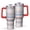 Red-2, variant on Christmas 40oz Tumbler– Stainless Steel Insulated Tumbler with Handle and Straw, Large Capacity Travel Cup for Hot & Cold Drinks