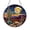 Acrylic 3.5 Inch, variant on Boho Cactus Moonlight Stained Glass Style Suncatcher Window Hanging, Decorative Desert Landscape Glass Style Art Panel with Cactus and Moon Scene for Boho Window Decor Ornament Gift