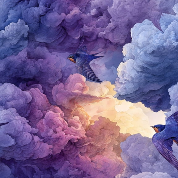 Peel and Stick Wallpaper Whimsical Twilight Sky Watercolor Ink Wall Paper 17.7in x 9.8ft Self Adhesive Removable Renter Friendly Wallpaper for Nursery Bedroom Cabinets