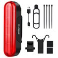 thumbnail image 3 of Luz nocturna trasera para bicicleta luz de advertencia de seguridad para ciclismo con carga USB para montar de noche, 3 of 9