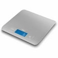 Zenith Digital Kitchen Scale by Ozeri, in Refined Stainless Steel with