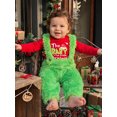 thumbnail image 6 of RUINIXCW Christmas Outfit for Toddler Girl Boy Long Sleeve Tops and Fuzzy Overalls, 6 of 9
