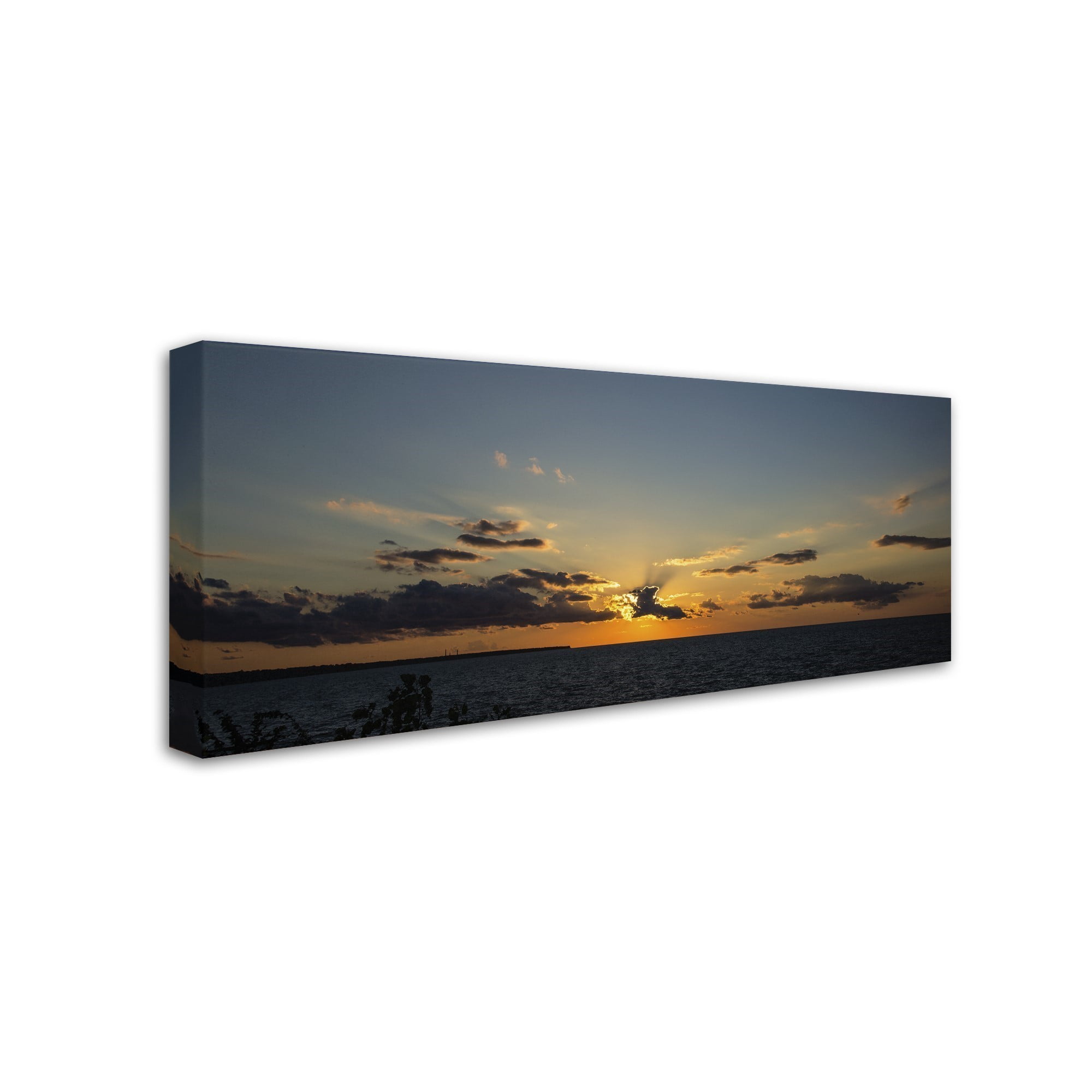 Trademark Fine Art "Sunset Horizon" Canvas Art by Kurt Shaffer