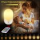 thumbnail image 3 of pequeña luz de noche Luz de enchufe RGB de 16 colores con enchufe de control remoto en la pared Luz de noche LED Brillo Lámpara ajustable para escalera Baño Habitación de niños Garaje Gabinete Dormit Irfora pequeña luz de noche, 3 of 7