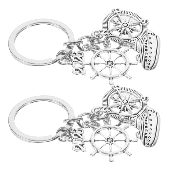 KAKOWELY Inspirational Metal Keychain Gift for Retirement Travel Lovers and Going Away Keepsake