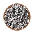 thumbnail image 5 of 10 cuentas de silicona de 15 MM con estampado de leopardo redondo para hacer collares, pulseras y accesorios de joyería, 5 of 5