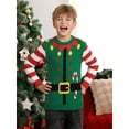 thumbnail image 2 of czcpp-Kid's Christmas Ugly Patterned Sweater Xmas Funny Crew Neck Pullover 3-14 Years, 2 of 4