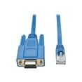 thumbnail image 2 of Eaton Tripp Lite Series 6ft Cisco Serial Console Port Rollover Cable RJ45 to DB9F 6' - Serial cable - DB-9 (F) to RJ-45 (M) - 6 ft - thumbscrews - blue, 2 of 2