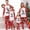 Mom, variant on Christmas Pajama 2025 Family Matching Sets with 26 Letter Prints, Plaid Xmas Pjs Matching Christmas Pajamas for Family Funny Sleepwear Pijamas Navidad
