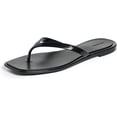 thumbnail image 2 of Tory Burch Women's Roxanne Flip Flops, Perfect Black Slides Shoes, 2 of 2