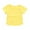 Yellow, variant on Timegard Infant Baby Clothes Girls Toddler Cute Short Sleeve Tee Shirts Casual Comfy Solid Color Tops
