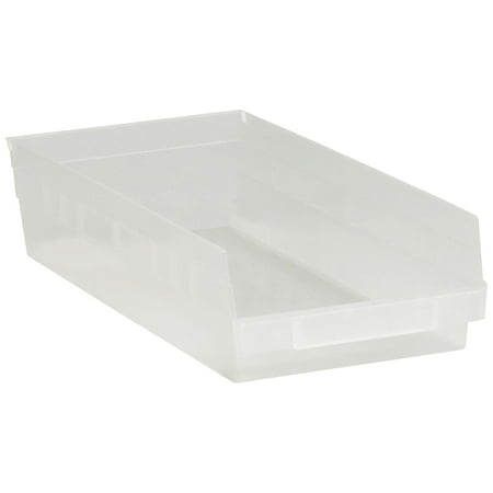 Box Partners Plastic Shelf Bins 17 7/8" x 8 3/8" x 4" Clear 10/Case BINPS113CL
