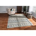 thumbnail image 3 of Wholesale Interiors Callum-White-Blue-Rug Contemporary Handwoven Wool Blend Area Rug, Ivory & Blue, 3 of 4