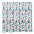thumbnail image 4 of Bimba White Text & Bunny Kids Pure Silk Printed Head Bandanas Summer Neck Wrap Scarf 40 x 40 Inches, 4 of 6