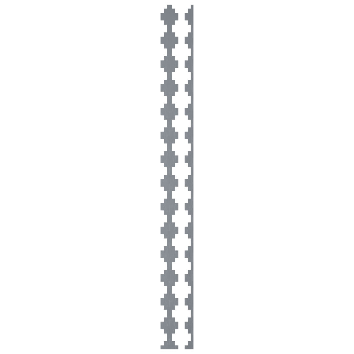 Ekena Millwork 94"H x 1/8"T Gypsum Adjustable Acrylic Decorative Slat Wall Panel Kit, Bronze Mirror (contains 14 Slats + 1 Straight Edge Starter Slat)