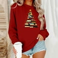 thumbnail image 2 of Fall Saving Talove Long Sleeve Shirts for Women Graphic Printed Sweatshirt Women Fall Clothes Crewneck Blouses Print Womens Tops Fall 2025 Trendy Christmas Shirts, 2 of 6