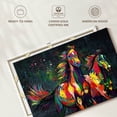 thumbnail image 6 of Elephant Stock Two Horses Color Splash Paint Wall Art - Horizontal Canvas Wall Art - Living Room Wall Decor - Animal Canvas - Gold And Beige Decor - 12" x 8", 6 of 8