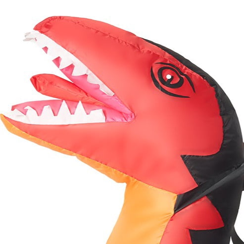 Raptor Ride On Inflatable Halloween Costume for Adults, Adult Size S-XL (28-42), by Morph Costumes