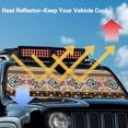 thumbnail image 4 of HUIACONG Cute Strawberry Windshield Sun Shade for Jeep Foldable 1 Piece Car Sunshade for Jeep Wrangler, Gladiator, Renegade, FJ Cruiser, 4 of 6