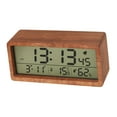 thumbnail image 1 of Reloj despertador digital LCD electrónico de madera Termómetro de humedad Modo de repetición Color Zulema Despertador digital, 1 of 8