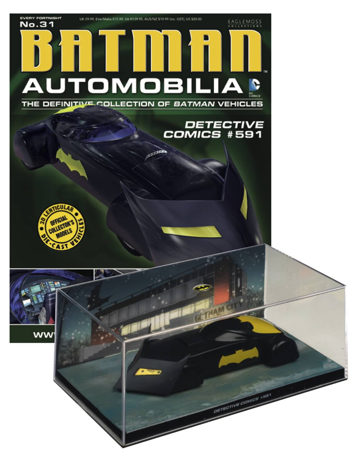 Dc Comics Batman Automobilia Magazine 31 Die Cast Vehicle Walmart Com Walmart Com