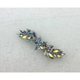 thumbnail image 3 of Faship Multicolors AB Rhinestone Crystal Small Floral Hair Barrette Clip, 3 of 4