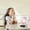 🔥 Pink, variant on Msgweeeg Fan Ventilador Portatil Wall Mounted Or Standing Portable Fan USB Rechargeable Fan Multi-Gear Speeds Suitable for Travel Home Office and Bedroom Use