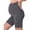 Gray, variant on PULLIMORE Womens Maternity Yoga Shorts Over the Belly Workout Running Active Pregnant Short Pants with Pockets (XL, Black)