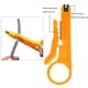 thumbnail image 4 of Pelacables Alicates Crimpadores Herramienta Crimpado Cortador Pelado Cables (Amarillo), 4 of 8
