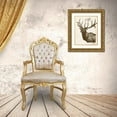 thumbnail image 3 of Babbitt, Gwendolyn 15x18 Gold Ornate Wood Framed with Double Matting Museum Art Print Titled - Neutral Deer II, 3 of 4