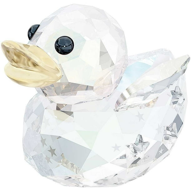 swarovski crystal duck figurine