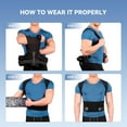 thumbnail image 3 of GKTG Back Brace Posture Corrector for Women and Men, Full Upper and Lower Back Support, 3 of 6
