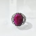 thumbnail image 3 of AAA Ruby Corundum Mens Ring, Natural Ruby Corundum Ring, July Ring, Silver Jewelry, 925 Silver Ring, Gift, Heavy Mens Ring, Arabic Design, Ottoman Style Ring, Christmas, Turkey Mens Signet Ring, 3 of 8